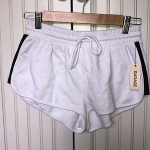 White lose shorts
